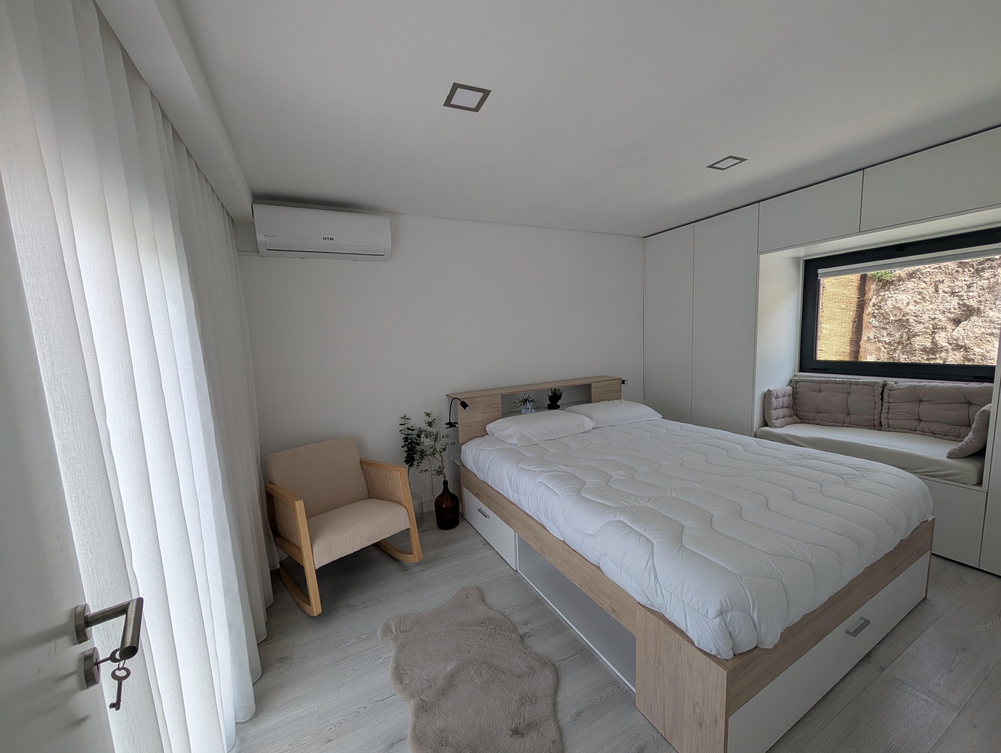 Quarto acolhedor do alojamento em Fafe