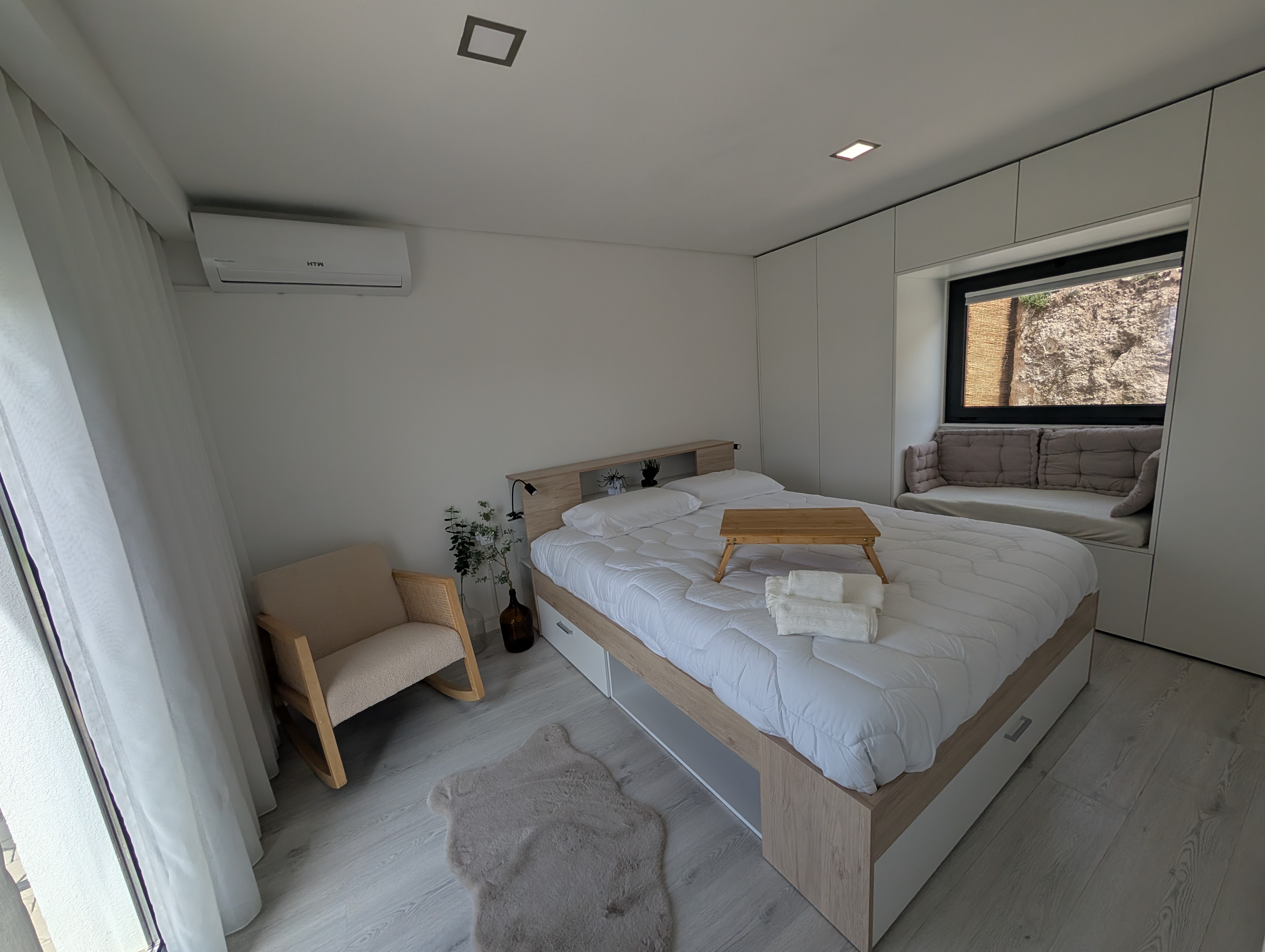 Decoração do quarto do alojamento