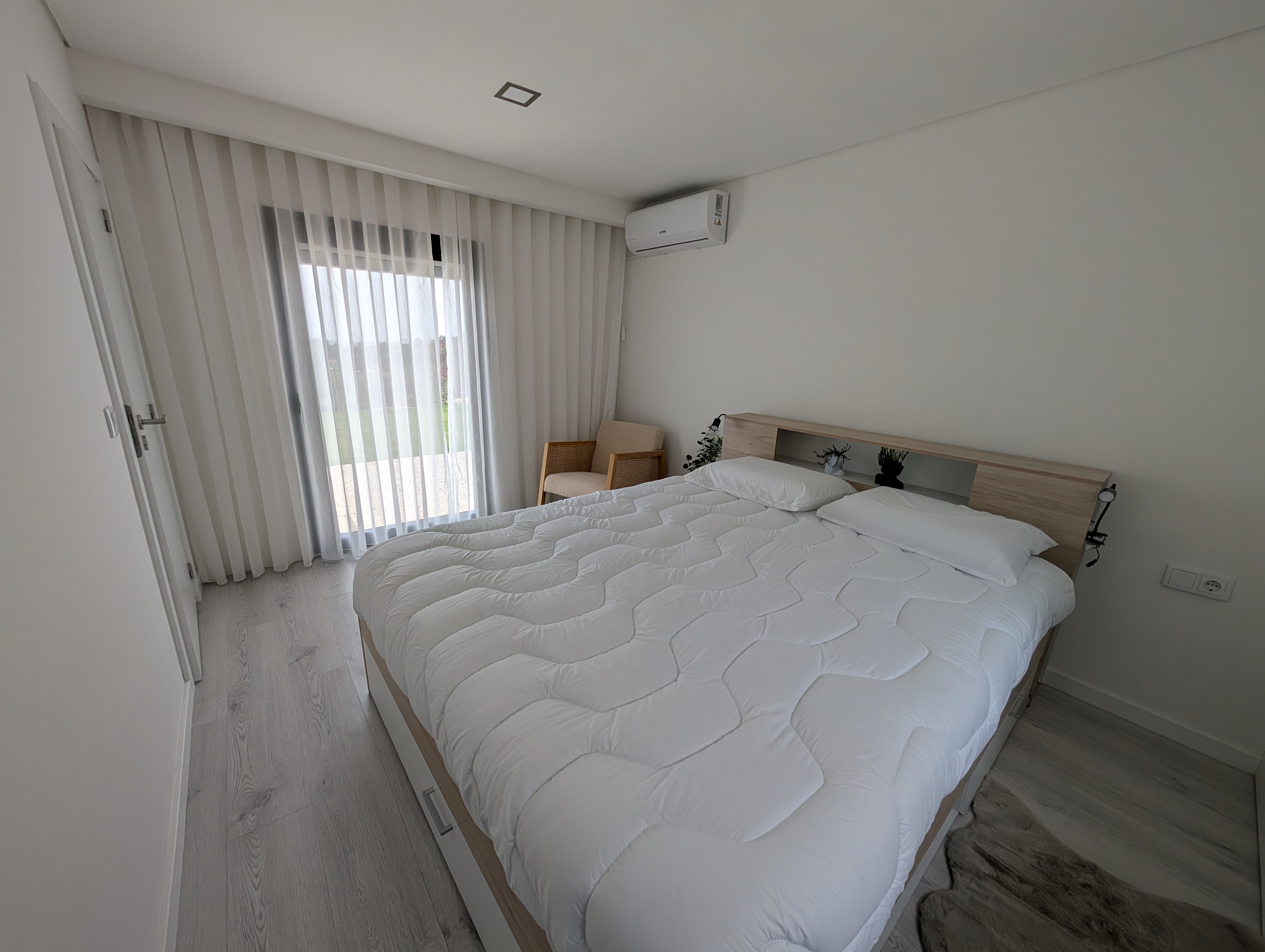 Quarto preparado para hóspedes em Fafe